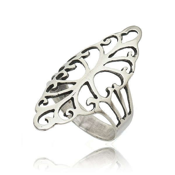 Anel De Prata Dempassar – Joia em Prata 925 de Qualidade