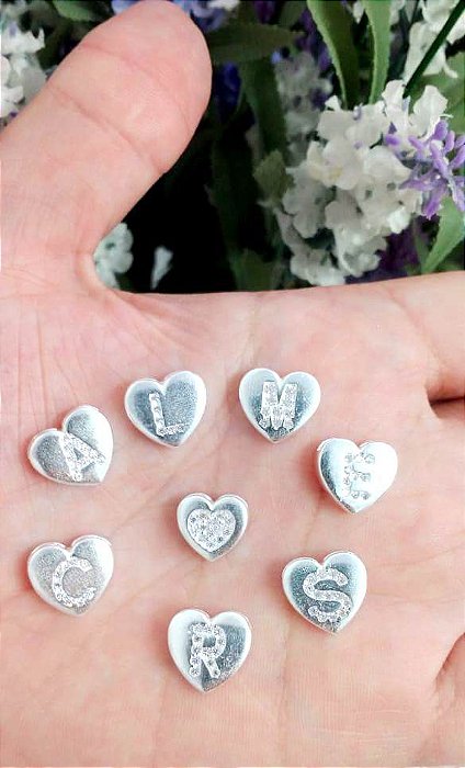 Pingente De Prata Letra – Joia em Prata 925 de Qualidade