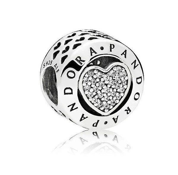 Berloque De Prata Paixão Com Zircônias – Joia em Prata 925 de Qualidade