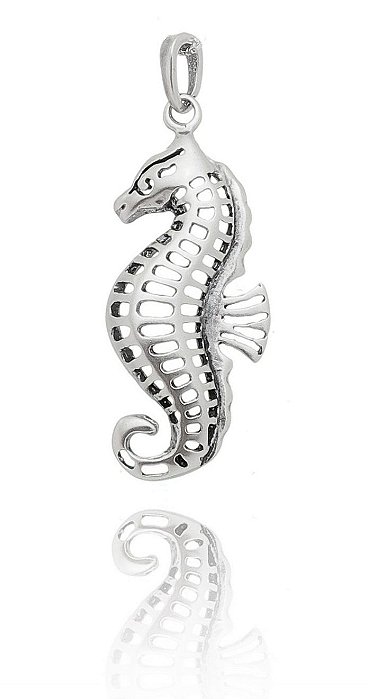 Pingente Cavalo Marinho Prata 925 – Joia em Prata 925 de Qualidade