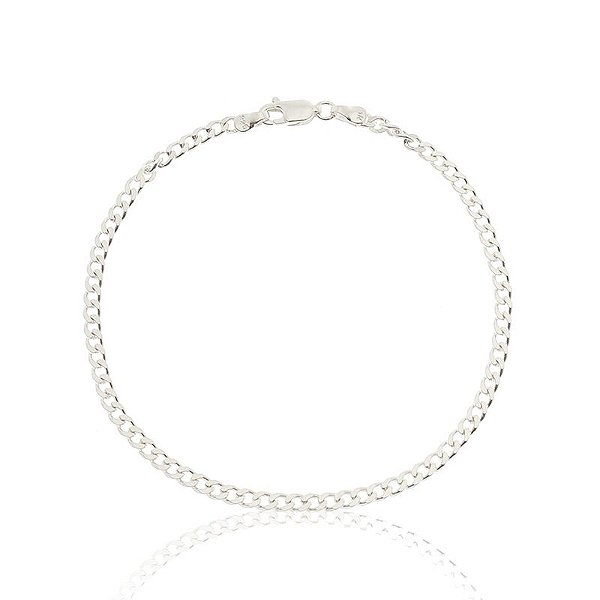 Pulseira De Prata Masculina Grumet 21Cm X 0,3Cm – Joia em Prata 925 de Qualidade