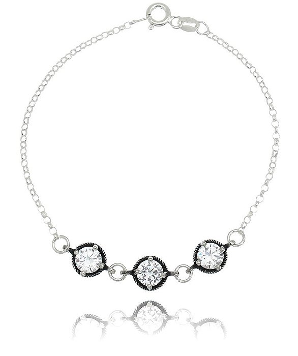 Pulseira De Prata Ponto De Luz – Joia em Prata 925 de Qualidade