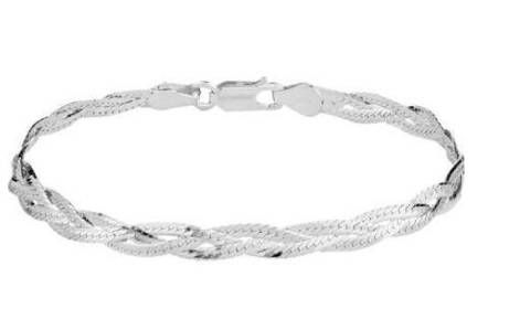 Pulseira De Prata 3 Fios – Joia em Prata 925 de Qualidade