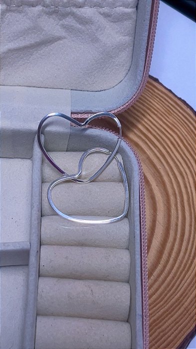 Brinco Argola Fio Quadrado 2,8 cm em Prata