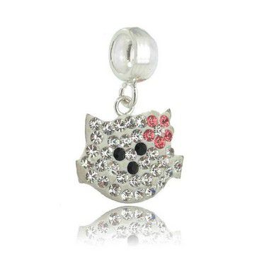 Berloque De Prata Hello Kitty – Joia em Prata 925 de Qualidade