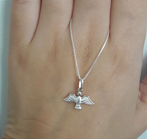 Colar De Prata Espírito Santo – Joia em Prata 925 de Qualidade