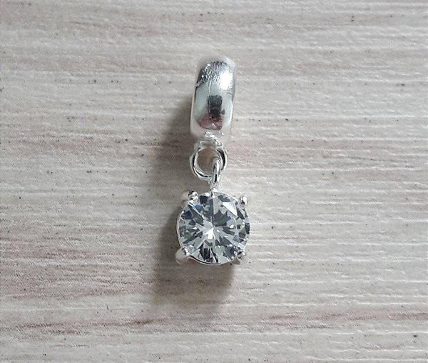 Berloque De Prata Ponto De Luz – Joia em Prata 925 de Qualidade