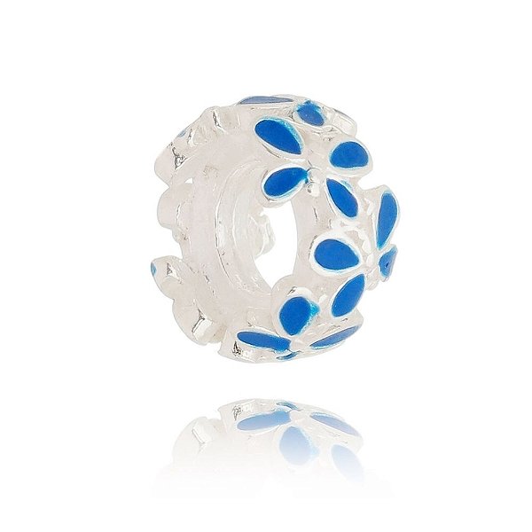 Berloque De Prata Borboletas Azuis – Joia em Prata 925 de Qualidade