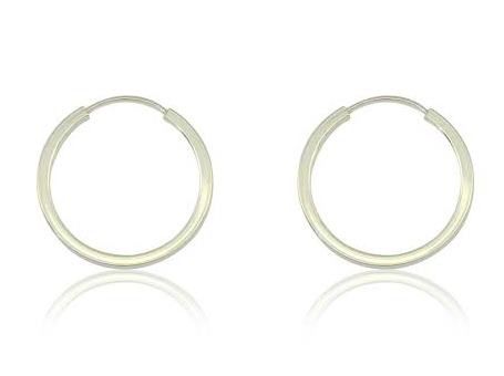 Argola De Prata Fio Quadrado 2,3 Cm – Joia em Prata 925 de Qualidade