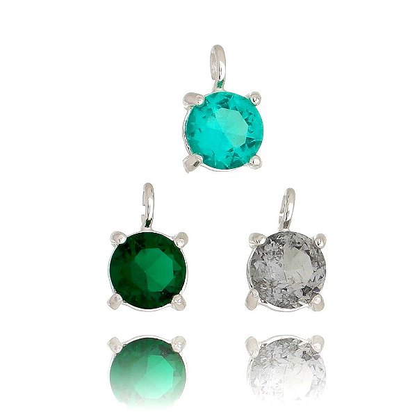 Pingente De Prata Ponto De Luz 0,6 Cm – Joia em Prata 925 de Qualidade