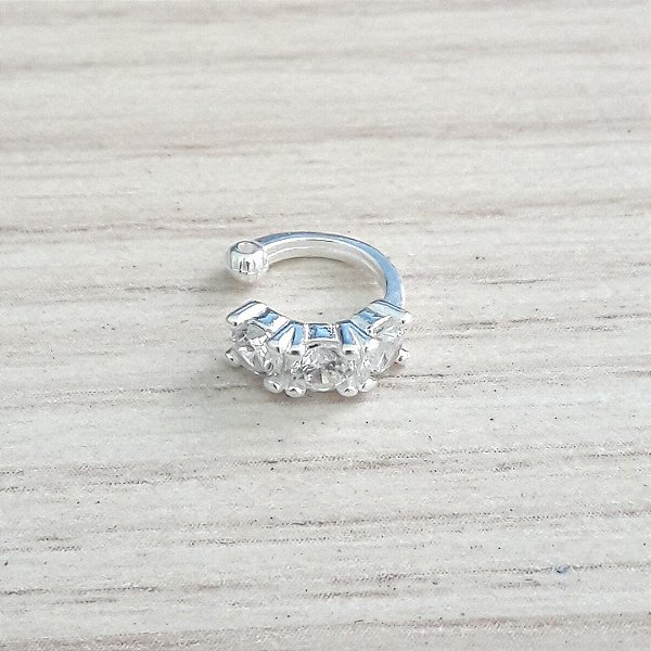 Piercing Fake De Prata Reluz – Joia em Prata 925 de Qualidade