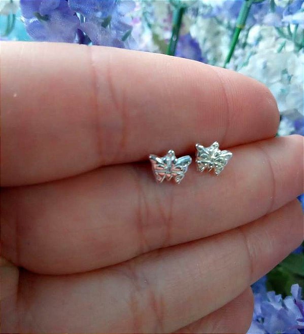 Brinco De Prata Borboleta – Joia em Prata 925 de Qualidade