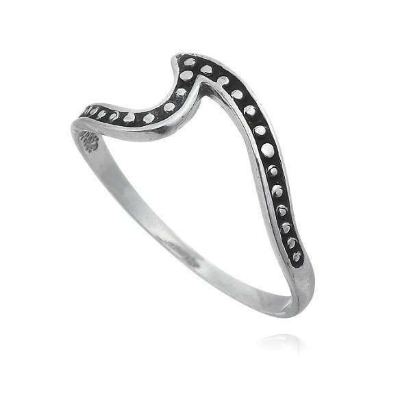 Anel De Prata Bali Onda – Joia em Prata 925 de Qualidade