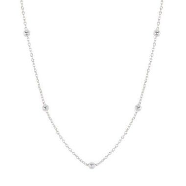 Colar De Prata Bolinhas 80Cm – Joia em Prata 925 de Qualidade