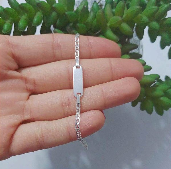 Pulseira De Prata Infantil Masculina – Joia em Prata 925 de Qualidade