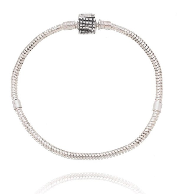 Pulseira De Prata Para Berloques 18 Cm – Joia em Prata 925 de Qualidade