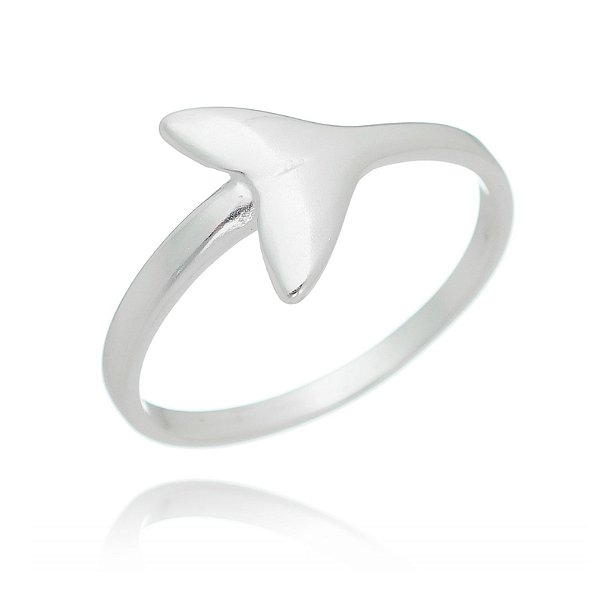 Anel De Prata Lisa Rabo De Sereia – Joia em Prata 925 de Qualidade