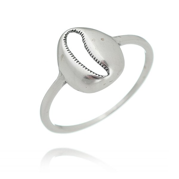 Anel De Prata Buzios – Joia em Prata 925 de Qualidade