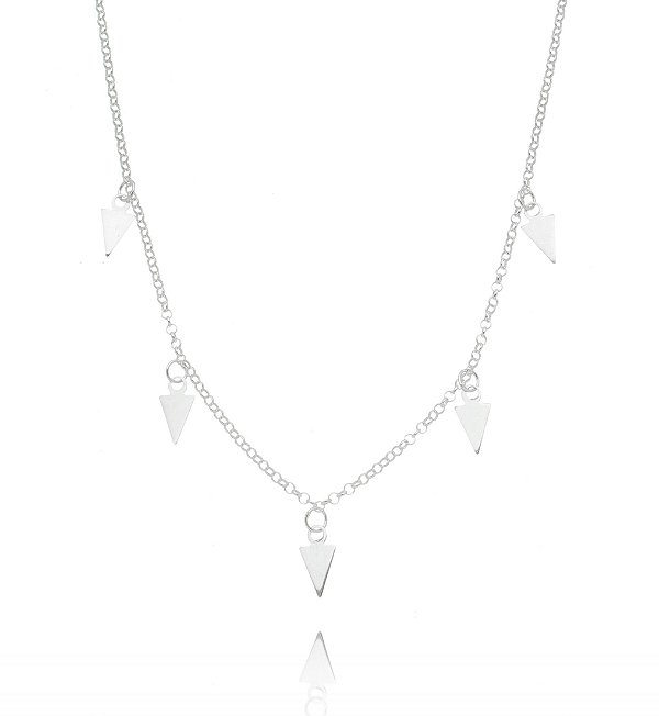 Colar De Prata Design Moderno – Joia em Prata 925 de Qualidade