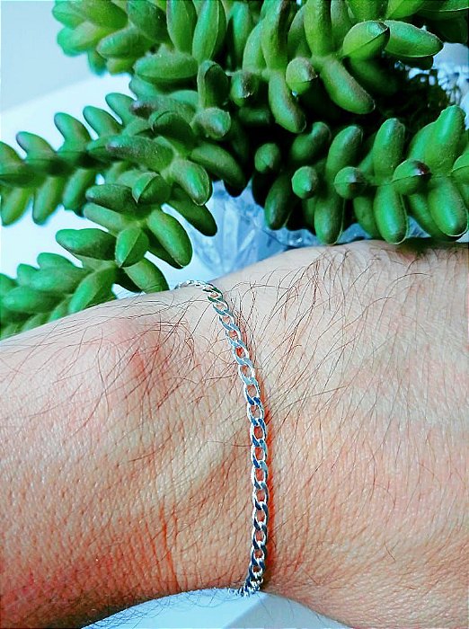 Pulseira De Prata Grumet Unissex – Joia em Prata 925 de Qualidade