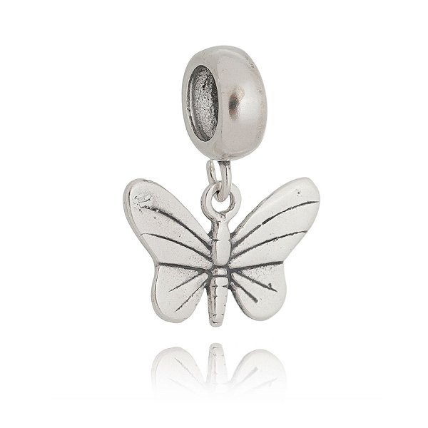 Berloque De Prata Borboleta – Joia em Prata 925 de Qualidade
