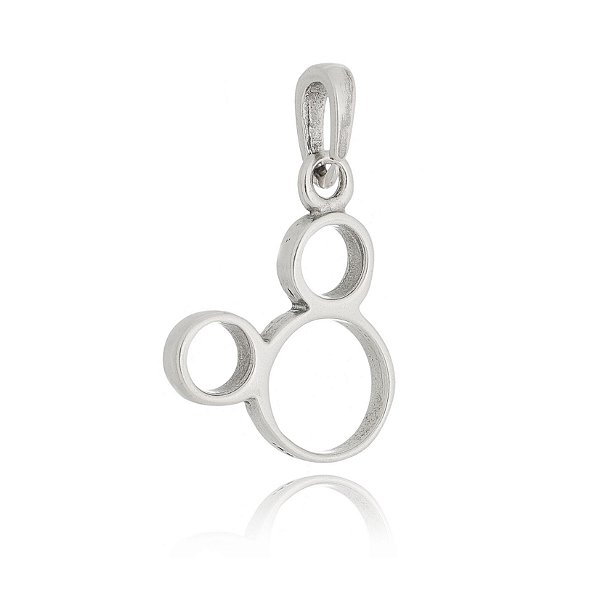 Pingente De Prata Mickey – Joia em Prata 925 de Qualidade