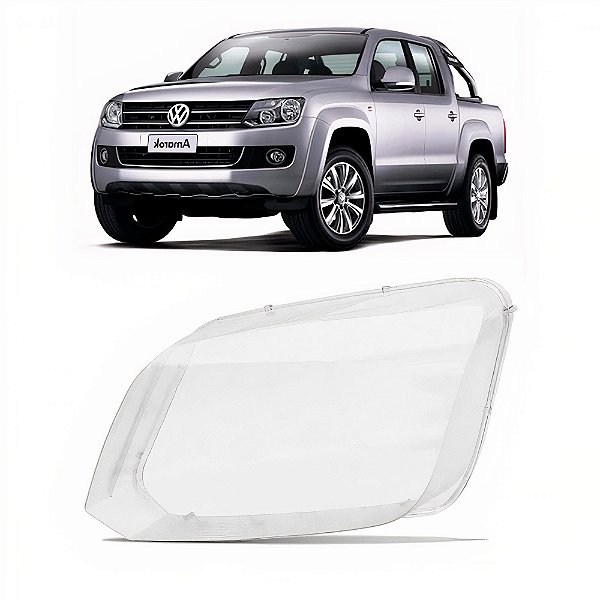 Lente Farol Amarok 2010 2011 2012 13 14 15 16 17 18 2019 Lado Esquerdo