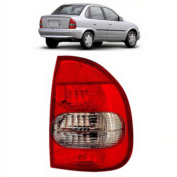 Lanterna Traseira Corsa Sedan Classic 2000 2001 2002 Lado Direito Passageiro