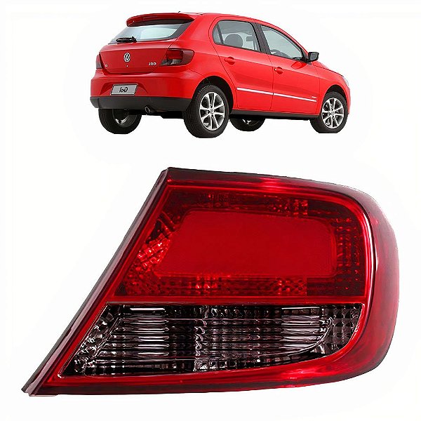 Lanterna Traseira Gol G5 GV 2009 2010 2011 2012 LD Fumê
