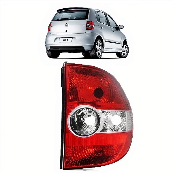 Lanterna Traseira FOX Crossfox 2004 2005 2006 2007 2008 2009 2010 BI Lado Direito