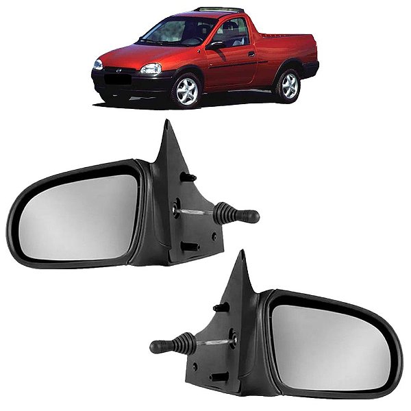 PAR Retrovisor com Controle Pick-Up Corsa 93 94 95 96 97 98 99 2000 2001 2002