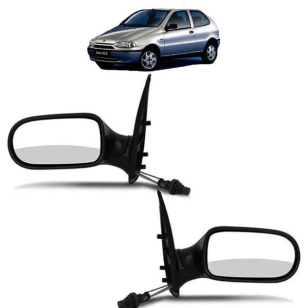 PAR Retrovisor Palio Siena Weekend 2 Portas 1996 a 2000 Com Controle
