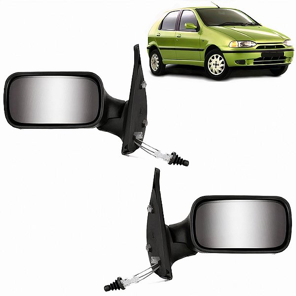 PAR Retrovisor Palio Siena Weekend 4 Portas 1996 a 2000 Com Controle