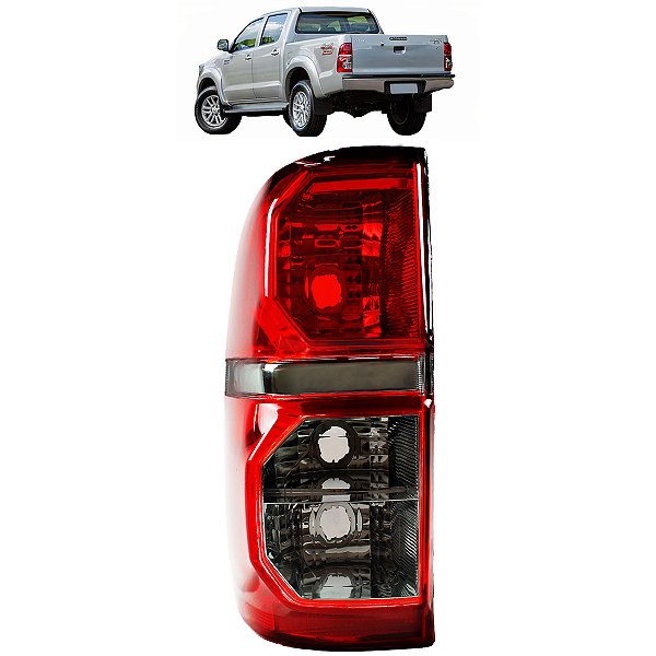 Lanterna Traseira Toyota Hilux 2012 2013 2014 2015 Fumê LE