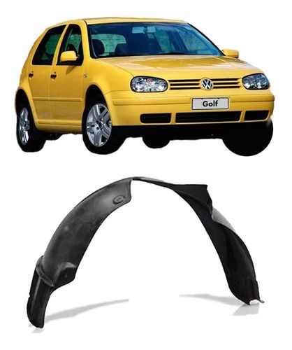 Parabarro VW Golf 99 00 01 02 03 04 05 06 e Bora 98 99 00 01 02 03 04 05 06 Lado Direito Lado do Passageiro