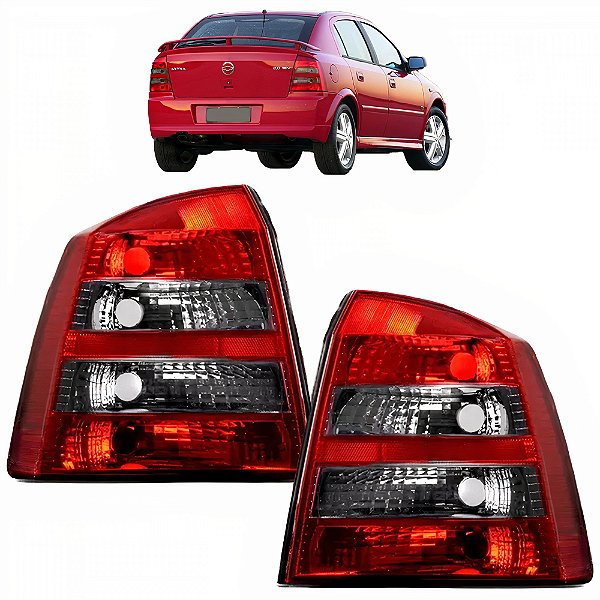 PAR Lanterna Traseira Astra Hatch 2003 a 2012 FUMÊ