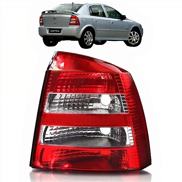 Lanterna Traseira Astra Hatch 2003 a 2012 CRISTAL LD