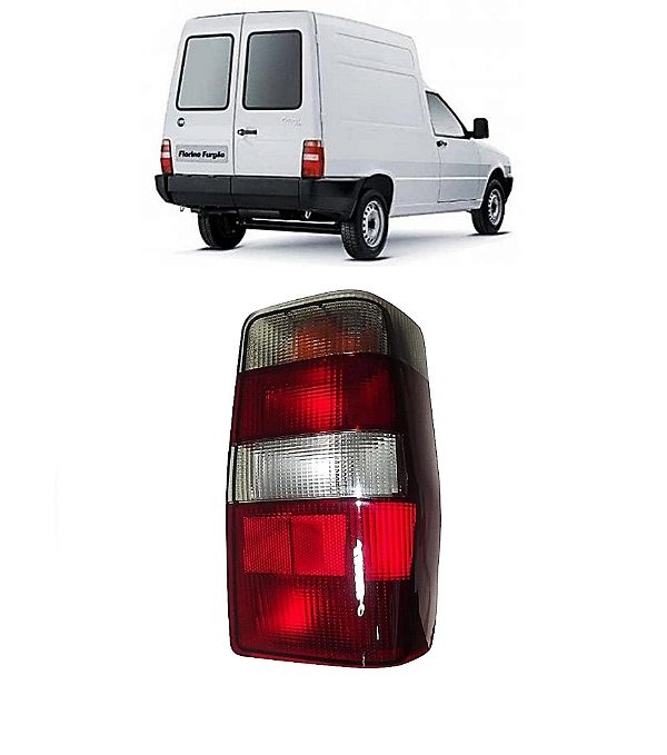 Lanterna Traseira Fiorino 2004 até 2013 Vermelho/Fumê LD