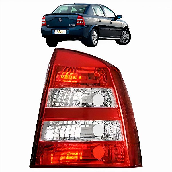 Lanterna Traseira Astra Sedan Cristal  03 a 12 LD