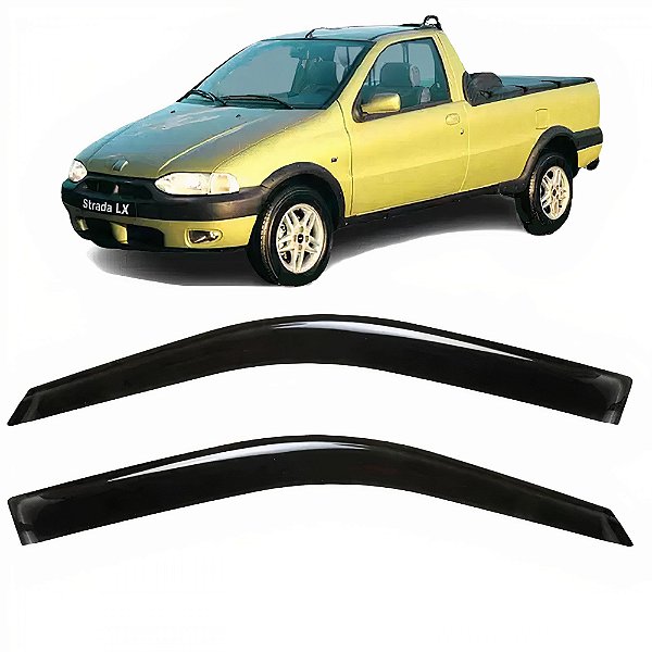 Calha de Chuva Fiat Strada Palio Pick Up  1996... 2 PORTAS