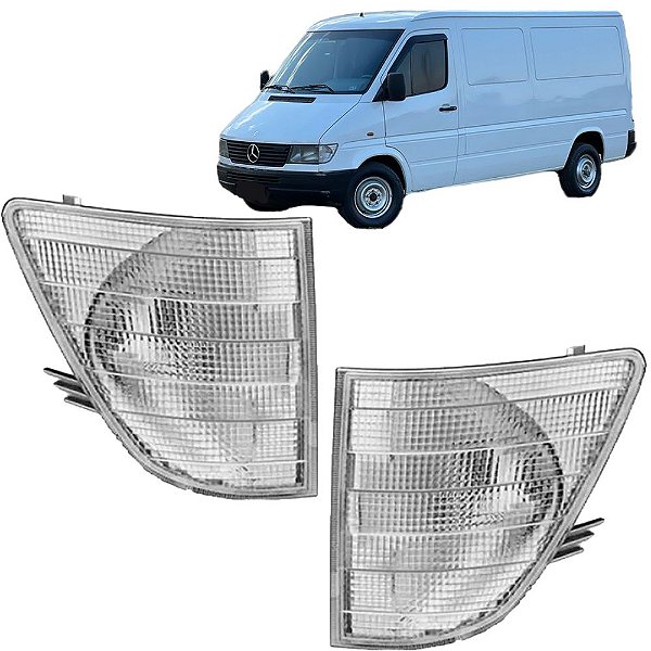 PAR Lanterna Dianteira Sprinter 95 96 97 98 99 00 01 2002 CRISTAL