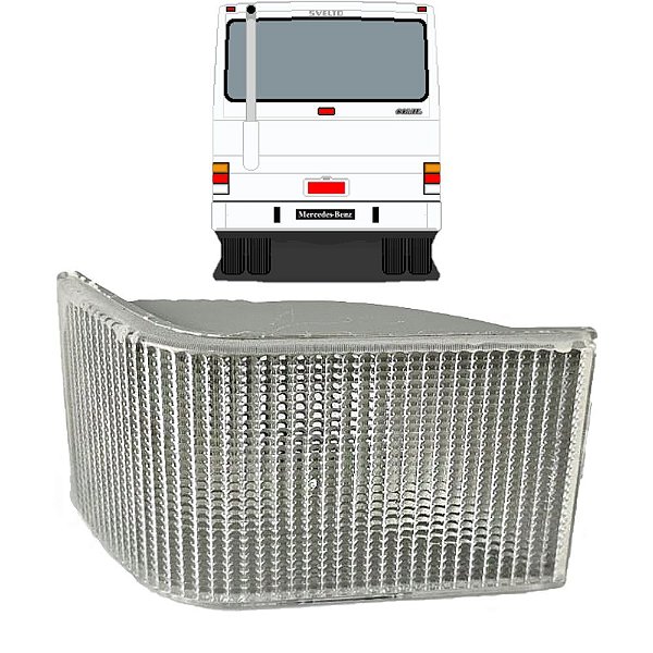 Lanterna Traseira Ré Ônibus Comil Svelto CRISTAL