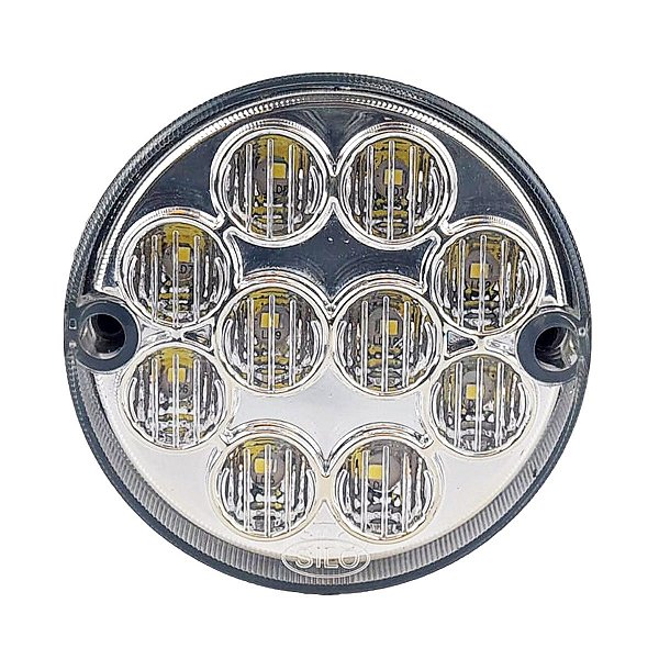Lanterna Traseira Ônibus Caminhão Carreta 96mm 10 Led CR
