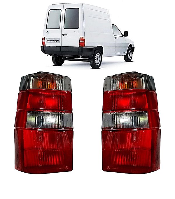 PAR Lanterna Traseira Fiorino 1986 87 88 89 à 2013 FUMÊ