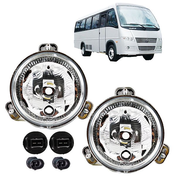 KIT Farol Ônibus Volare Viaggio Senior Luz Alta +Soquete IAM