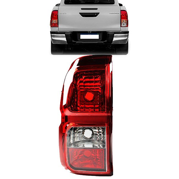 Lanterna Traseira Hilux 2016 17 18 19 20 21 22 Lado Esquerdo