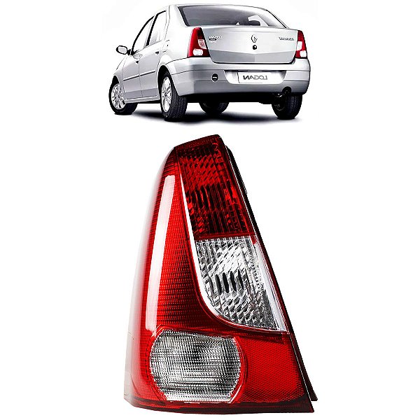 Lanterna Traseira Logan 2007 2008 2009 2010 Lado Esquerdo