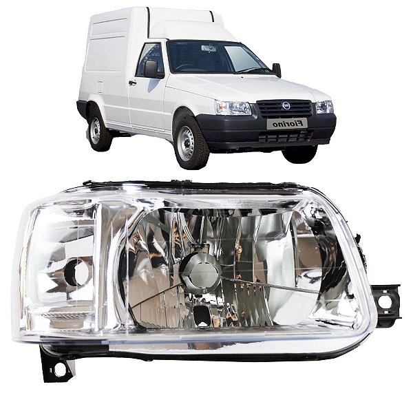 Farol Fiorino 2004 2005 2006 07 08 09 10 11 12 13 CROMADO LD
