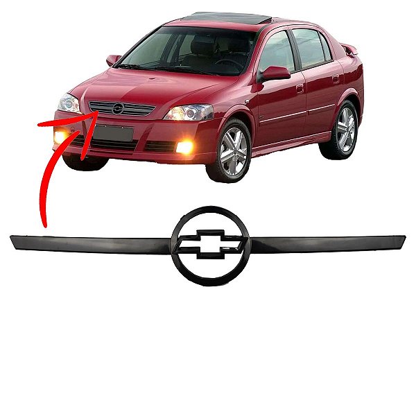 Friso Preto Grade Astra 2003 2004 2005 2006 2007