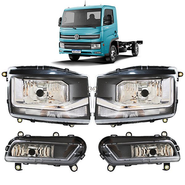 PAR Farol + Milha Caminhão Novo Delivery TODOS 2017 à 2023